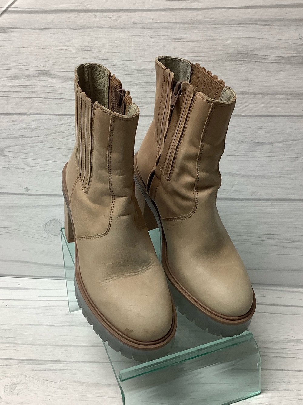 Free People Chunky Heel booties